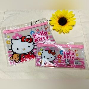 Hello Kitty Set of 2 Pouches